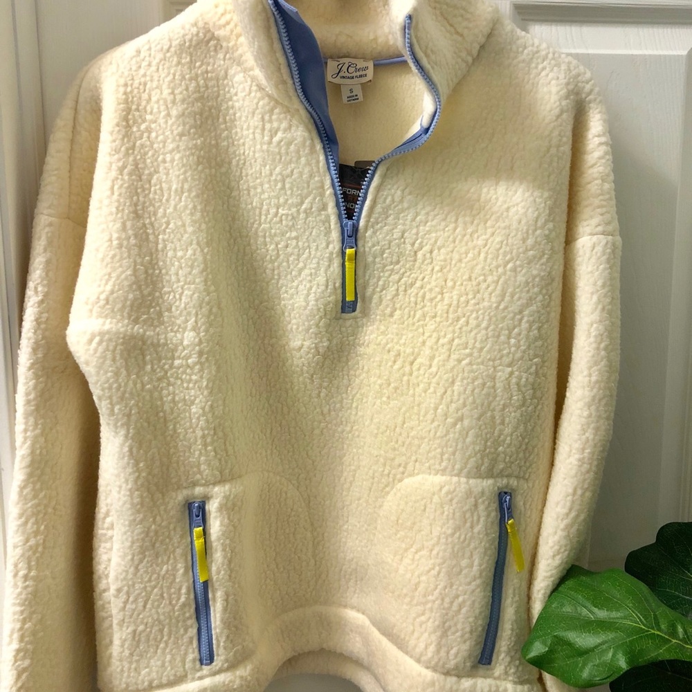✨NWOT✨J. Crew Polartec Sherpa Fleece!
